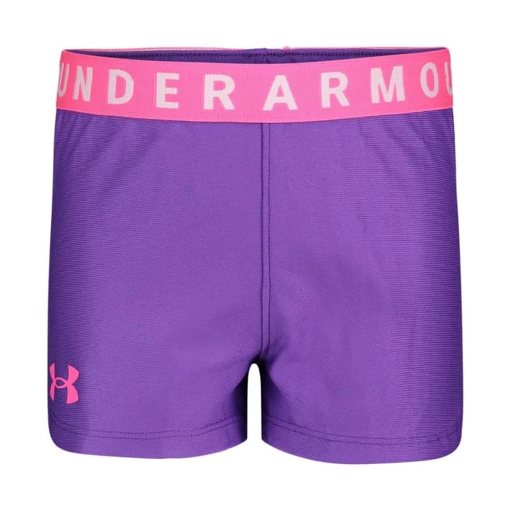 Toddler Girls Play Up UA Under Armour Shorts Size 4 Purple Pink Bright 4T